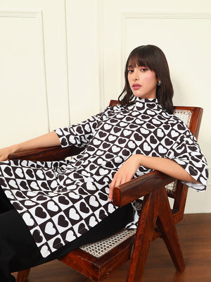 TANDUL Women Oversize Printed Tunic