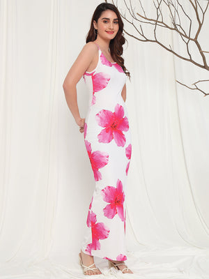 TANDUL  Women Bodycon White Dress