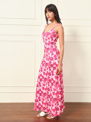 TANDUL Women Pink  Floral Dress
