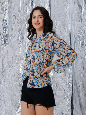 TANDUL  Women Regular Fit Printed Casual Shirt