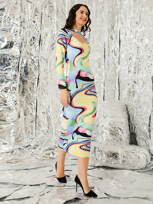 TANDUL  Women Bodycon Multicolor Dress