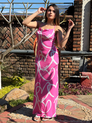 TANDUL Women Pink Printed Bodycon Dress