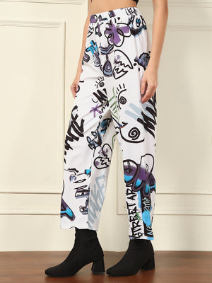 TANDUL Women Straight Fit Printed Trouser