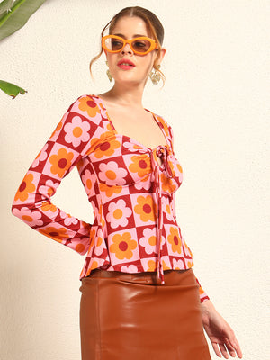 TANDUL Women Floral Printed Top
