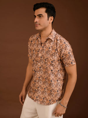 TANDUL  Men Regular Fit Printed Casual Shirt