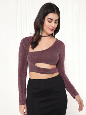 TANDUL Casual Regular Sleeves Solid Women Pink Top