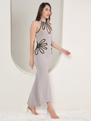 TANDUL  Women Bodycon Grey Dress