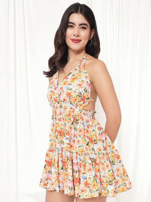 TANDUL  Women Fit and Flare Multicolor Dress