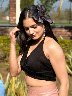 TANDUL Women Stylish Black Top