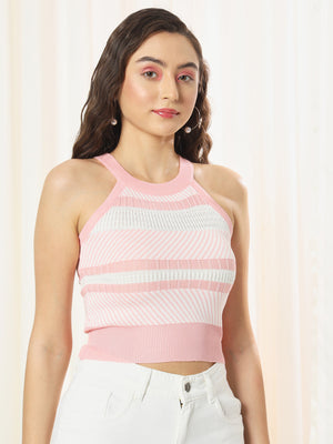 TANDUL  Casual Sleeveless Printed Women Multicolor Top