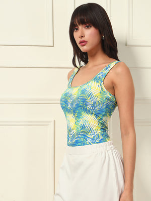 ELTIRE Tropical Printed Swimsuit