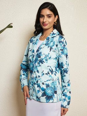 TANDUL Women Multicolor Floral Printed Blazer