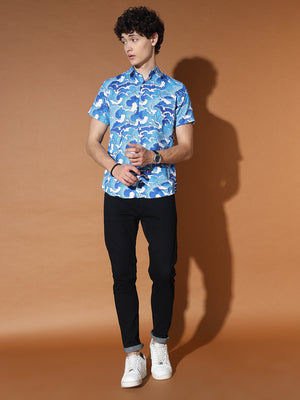 TANDUL  Men Regular Fit Printed Casual Shirt