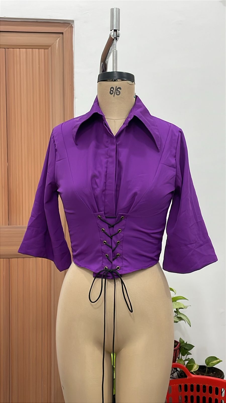 TANDUL Women Elegant Purple Stylish Shirt