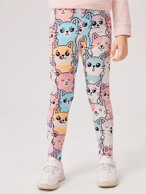 TANDUL Legging For Girls  (Multicolor Pack of 1)