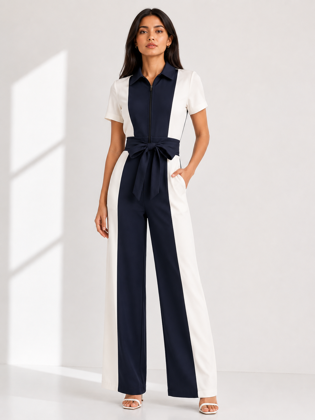 TANDUL Women Elegant Long Printed Jumpsuit