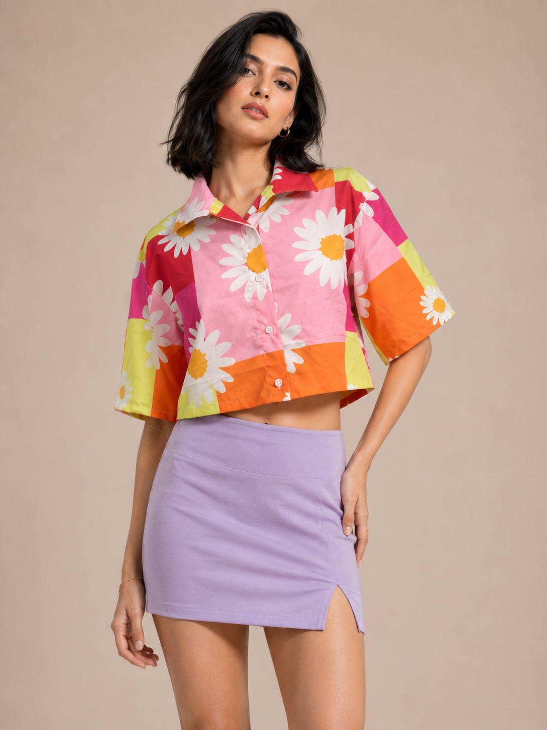 TANDUL Women Vibrant Floral Printed Shirt
