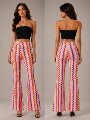 TANDUL Women Stunning Multicolor Printed Trouser