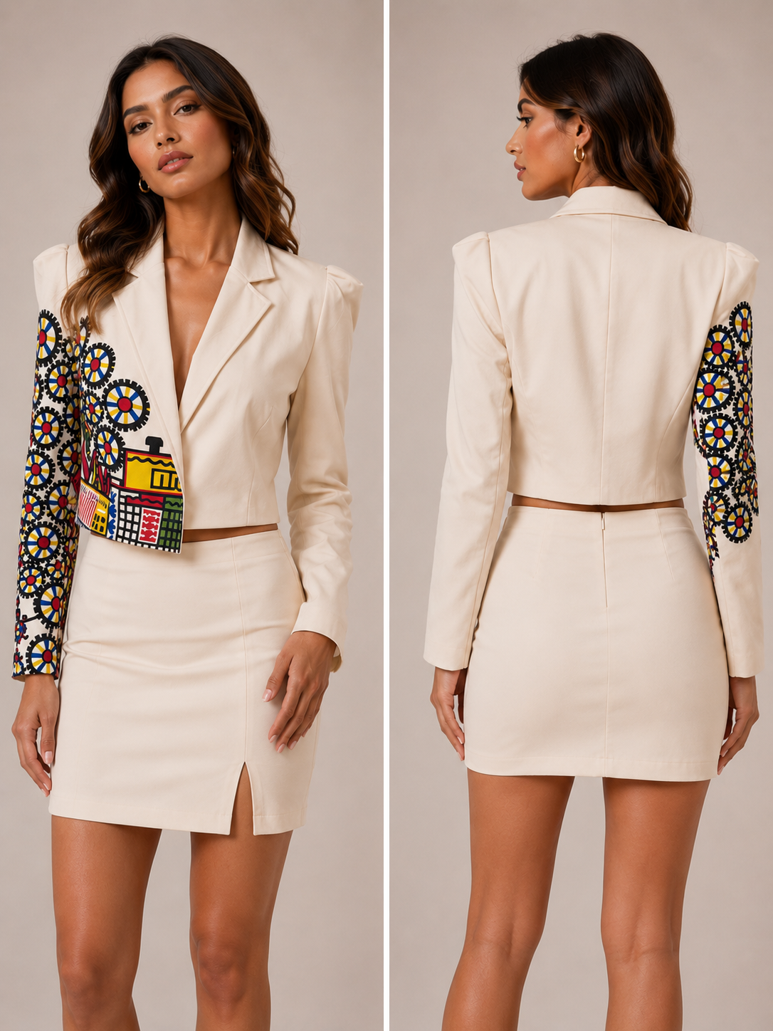 TANDUL Women Vibrant  Printed Blazer