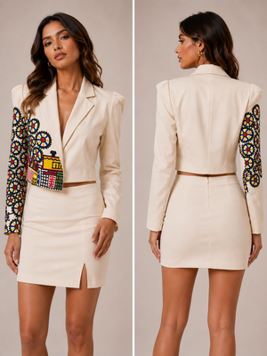 TANDUL Women Vibrant  Printed Blazer