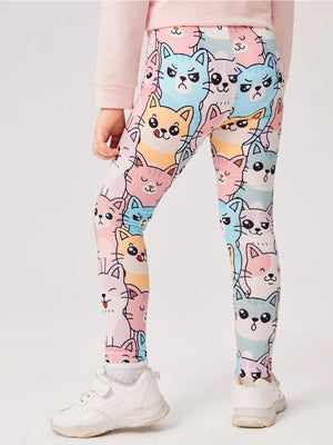 TANDUL Legging For Girls  (Multicolor Pack of 1)