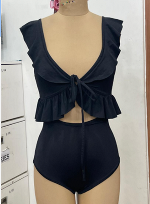 ELTIRE Women Black Bodysuit