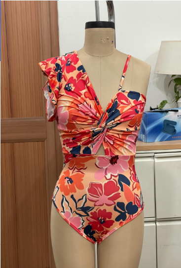 ELTIRE Women Stylish Multi Color Floral Printed Bodysuit