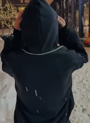 Main Character Hoodie for Women | Black Oversized Hoodie