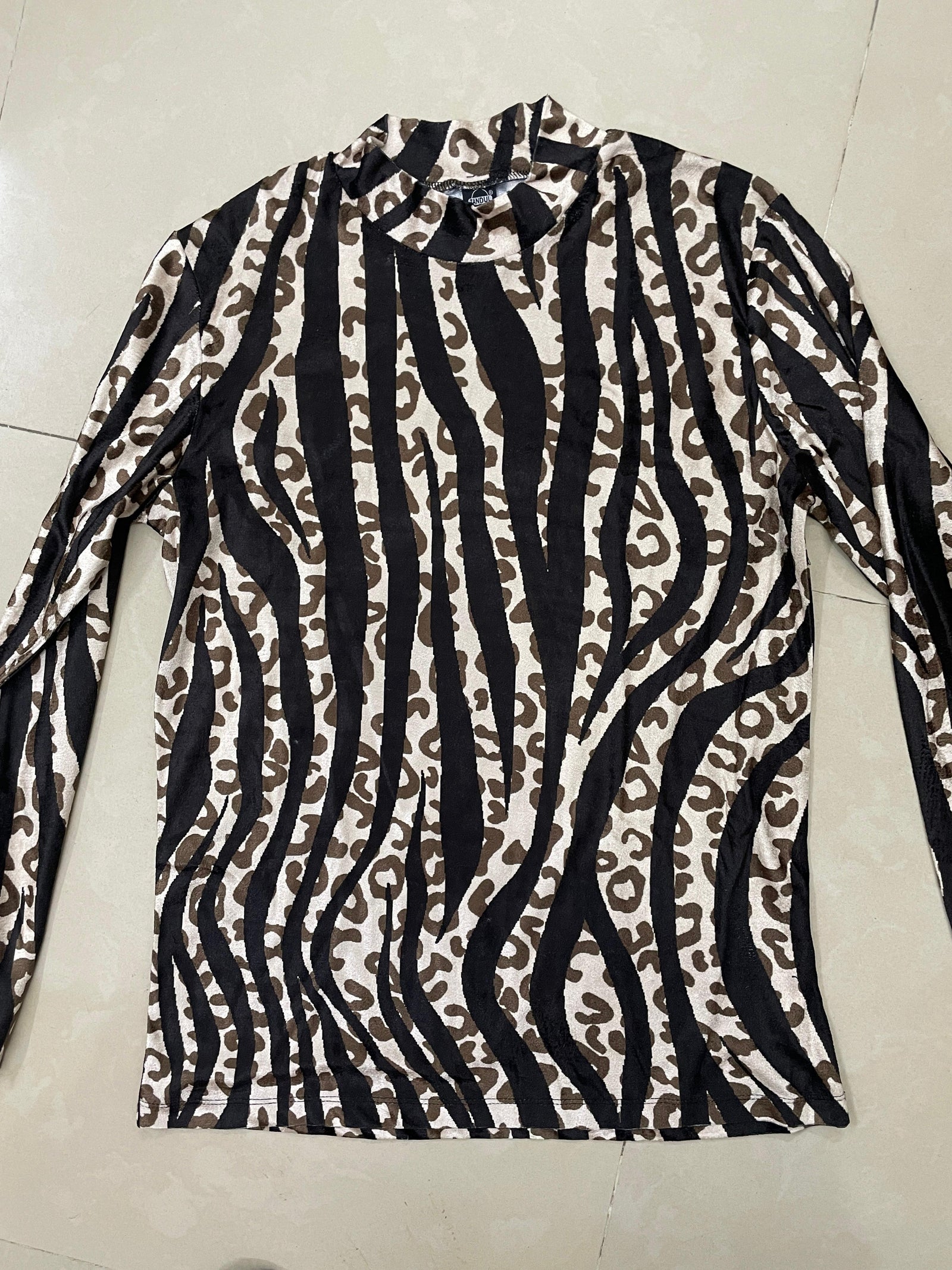 TANDUL Animal Printed Men's Highneck
