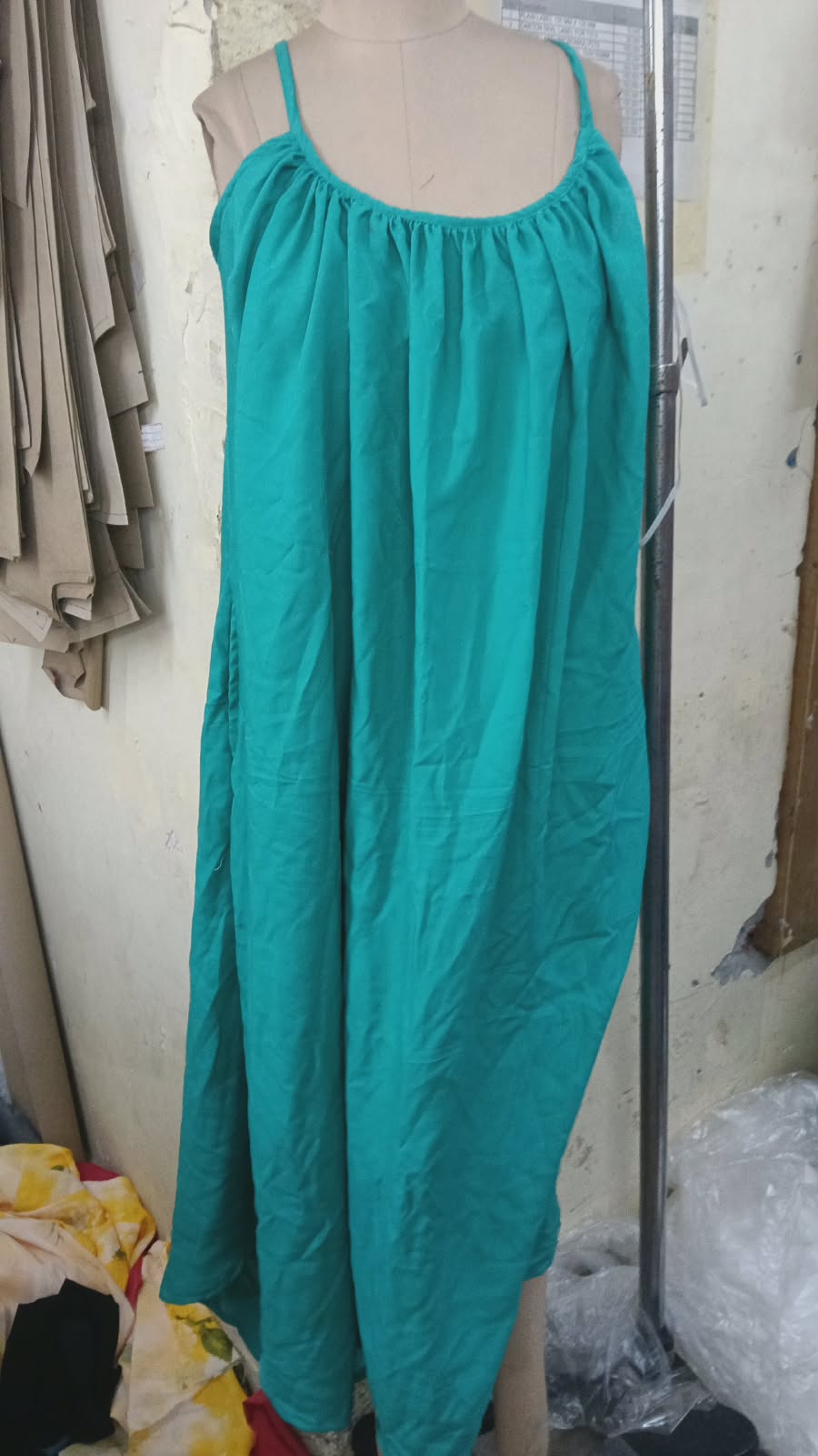 MATERNITY DRESS TEAL REYON
