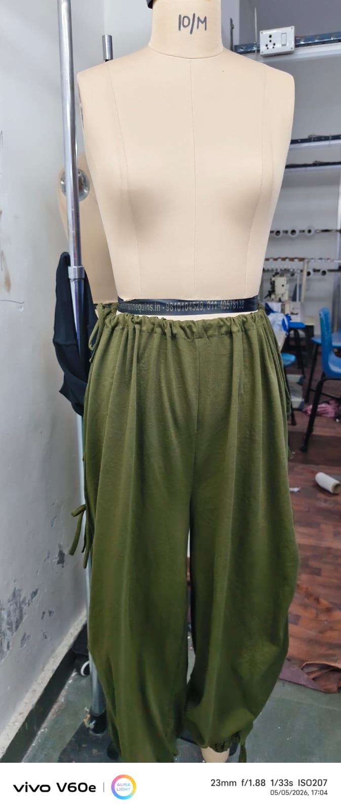 PARACHUTE TROUSER OLIVE GREEN