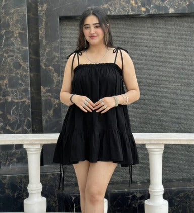 BREEZE DRESS BLACK REYON