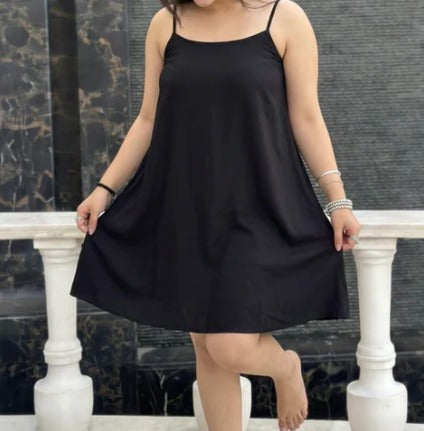 SHORT MATERNITY DRESS BLACK REYON