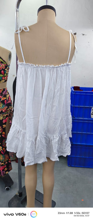 BREEZE DRESS WHITE REYON