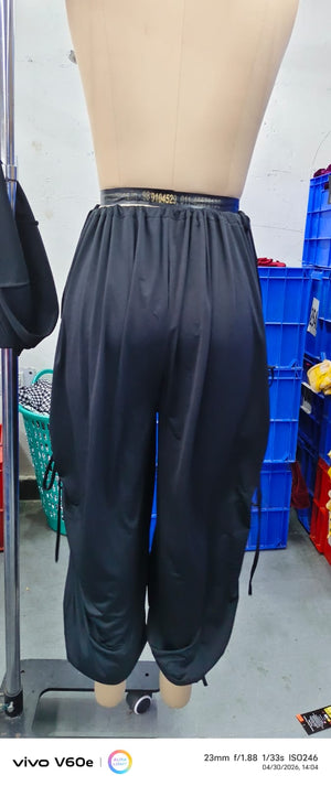 PARACHUTE TROUSER BLACK SUPER MALAI