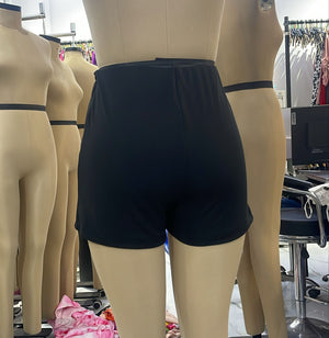 TANDUL Women Chic Black and White Shorts