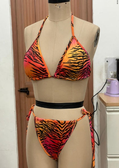 Eltire Women Stunning Tiger Printed Bikini Set