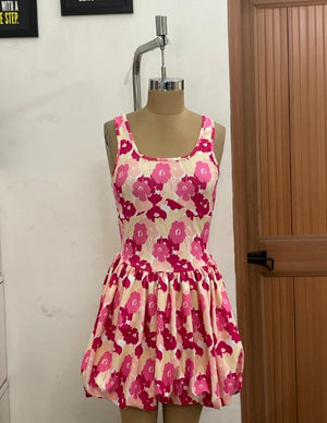 TANDUL Women Floral Printed Bubble Hem Dress