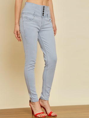 TANDUL  Women Regular Mid Rise Light Blue Jeans