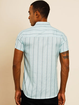 TANDUL  Men Regular Fit Printed Built-up Collar Casual Shirt