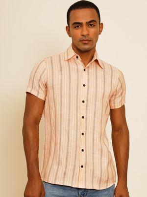 TANDUL  Men Regular Fit Printed Built-up Collar Casual Shirt