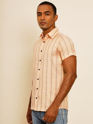 TANDUL  Men Regular Fit Printed Built-up Collar Casual Shirt