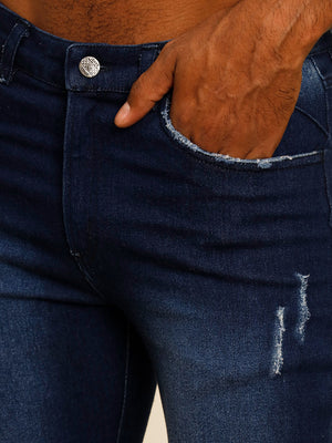 TANDUL MEN Regular Mid Rise Blue Jeans
