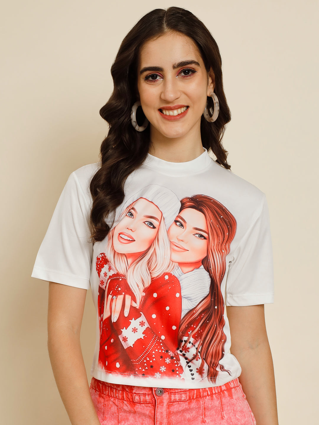 TANDUL Casual Printed Women Multicolor Top