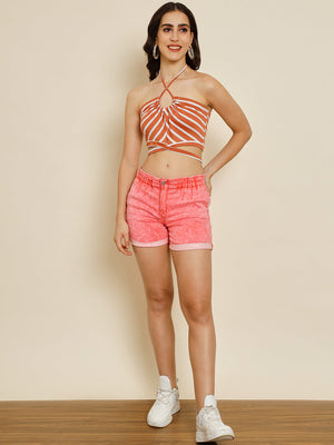 TANDUL Casual Printed Women Multicolor Top