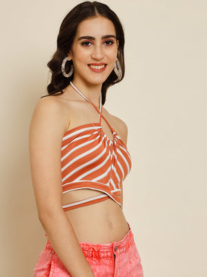 TANDUL Casual Printed Women Multicolor Top