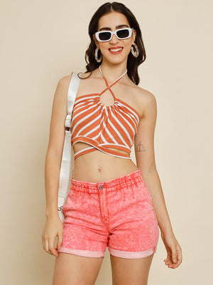 TANDUL Casual Printed Women Multicolor Top