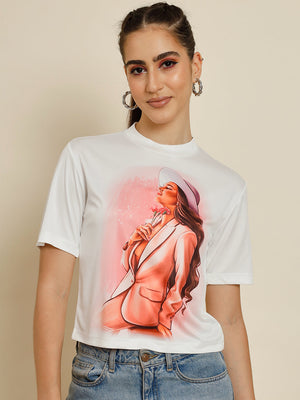 TANDUL Casual Printed Women Multicolor Top