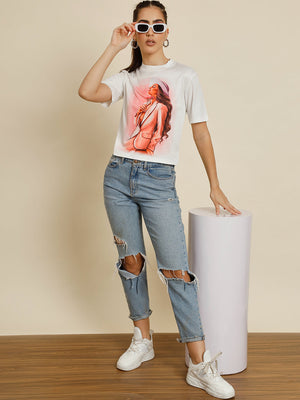 TANDUL Casual Printed Women Multicolor Top