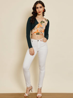 TANDUL Casual Printed Women Multicolor Top